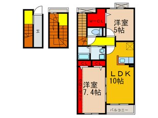 コンフォ－ル・ドミ－ルの物件間取画像